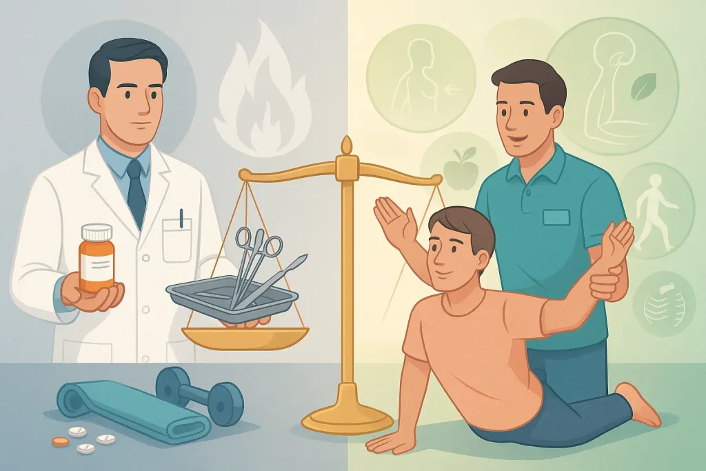 ChatGPT Image Sep 14 2025 07 05 59 PM 1 Physiotherapy vs Medicine, Why Physiotherapy is the Better Choice?